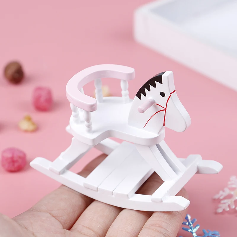 1/12 Dollhouse Miniature Wooden Rocking Horse Chair Nursery Room Furniture Doll House Ornament Accessories Toys for Kids
1/12 Dollhouse Miniature Wooden Rocking Horse Chair Nursery Room Furniture Doll House Ornament Accessories Toys for Kids