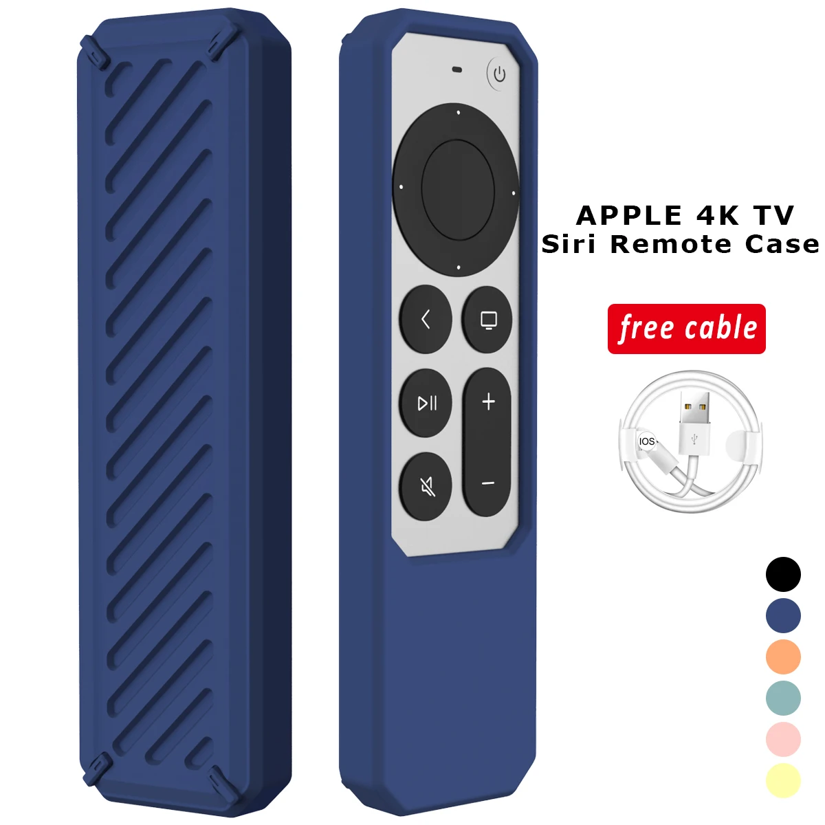 Чехол Силиконовый противоскользящий для пульта дистанционного управления Apple TV 4K 2021
Чехол Силиконовый противоскользящий для пульта дистанционного управления Apple TV 4K 2021
