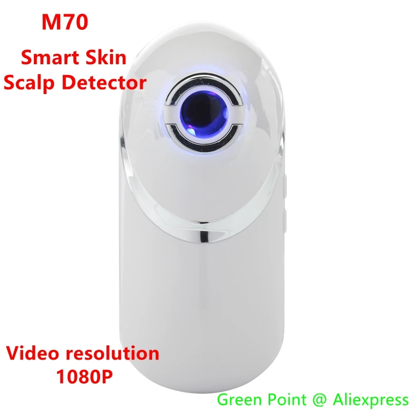 

Интеллигентая (ый) кожи головы детектор Красота микроскоп M70 Беспроводной связь доступна для Wi-Fi/мобильный телефон/компьютер/Android/IOS