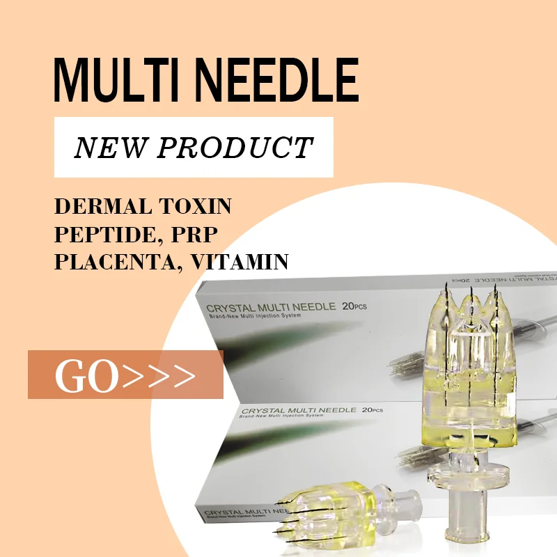 

5 Pin Crystal Multi Needle Replaced Micro Needle Mesotherapy Injection Adjustable Syringe For Hyaluronic Acid Meso Gun Injector