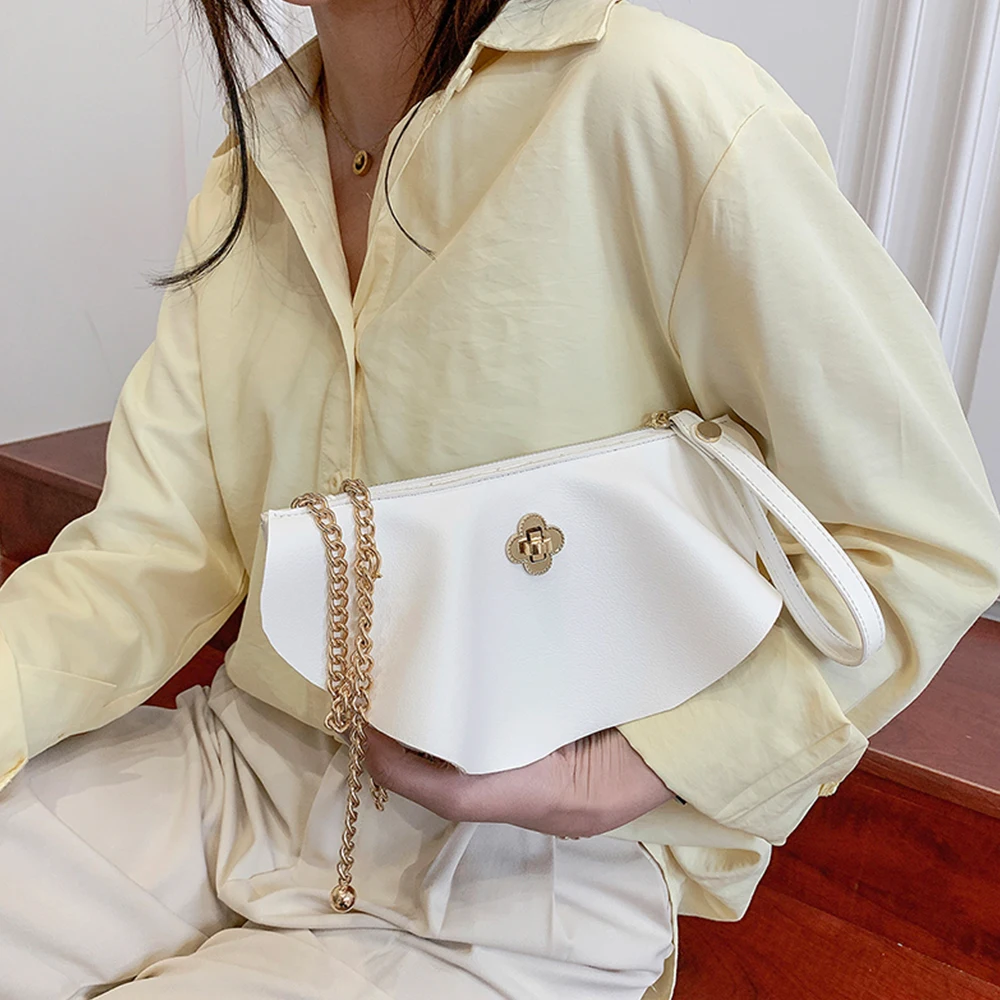Folds Design PU Leather Crossbody Bags For Women Female Solid Color Shoulder Bags Ladies Travel Semicircle Dumpling Handbags
Folds Design PU Leather Crossbody Bags For Women Female Solid Color Shoulder Bags Ladies Travel Semicircle Dumpling Handbags