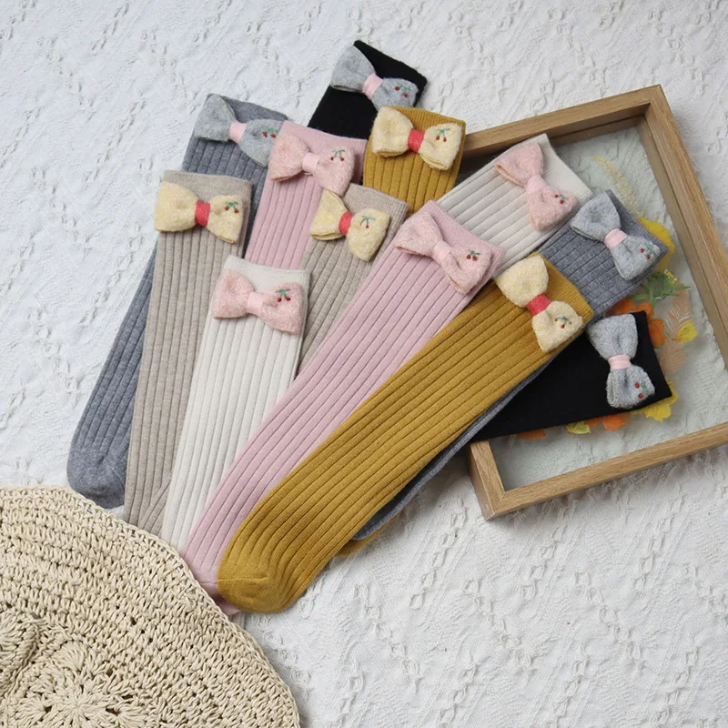 Autumn and Winter 1-5T Children's Socks Solid Color Bowknot Baby Girls Socks Toddler Socks Soft Comfortable Baby Boys Socks
Autumn and Winter 1-5T Children's Socks Solid Color Bowknot Baby Girls Socks Toddler Socks Soft Comfortable Baby Boys Socks