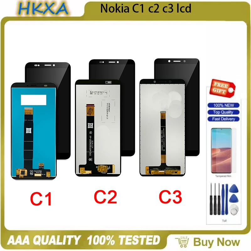 Оригинальный ЖК-дисплей для Nokia C1 5,45 дюйма для Nokia C2 / C3 5,99 дюйма, ЖК-дисплей, сенсорный экран, дигитайзер в сборе, запасные части + подарок
Оригинальный ЖК-дисплей для Nokia C1 5,45 дюйма для Nokia C2 / C3 5,99 дюйма, ЖК-дисплей, сенсорный экран, дигитайзер в сборе, запасные части + подарок