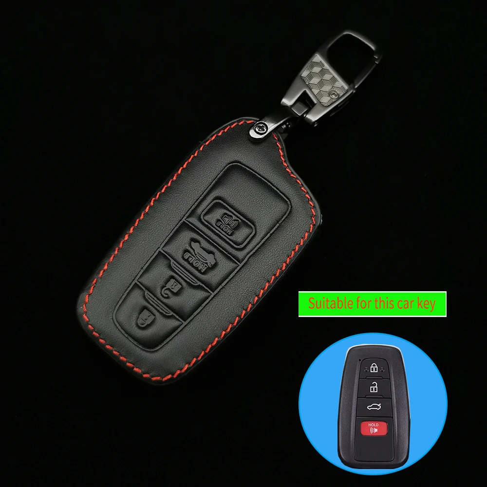 4 Button Leather Key Fob Shield Cover Case For Toyota Camry Corolla Avalon Rav4 Land Cruiser Remote Car Key Holder Protector
4 Button Leather Key Fob Shield Cover Case For Toyota Camry Corolla Avalon Rav4 Land Cruiser Remote Car Key Holder Protector