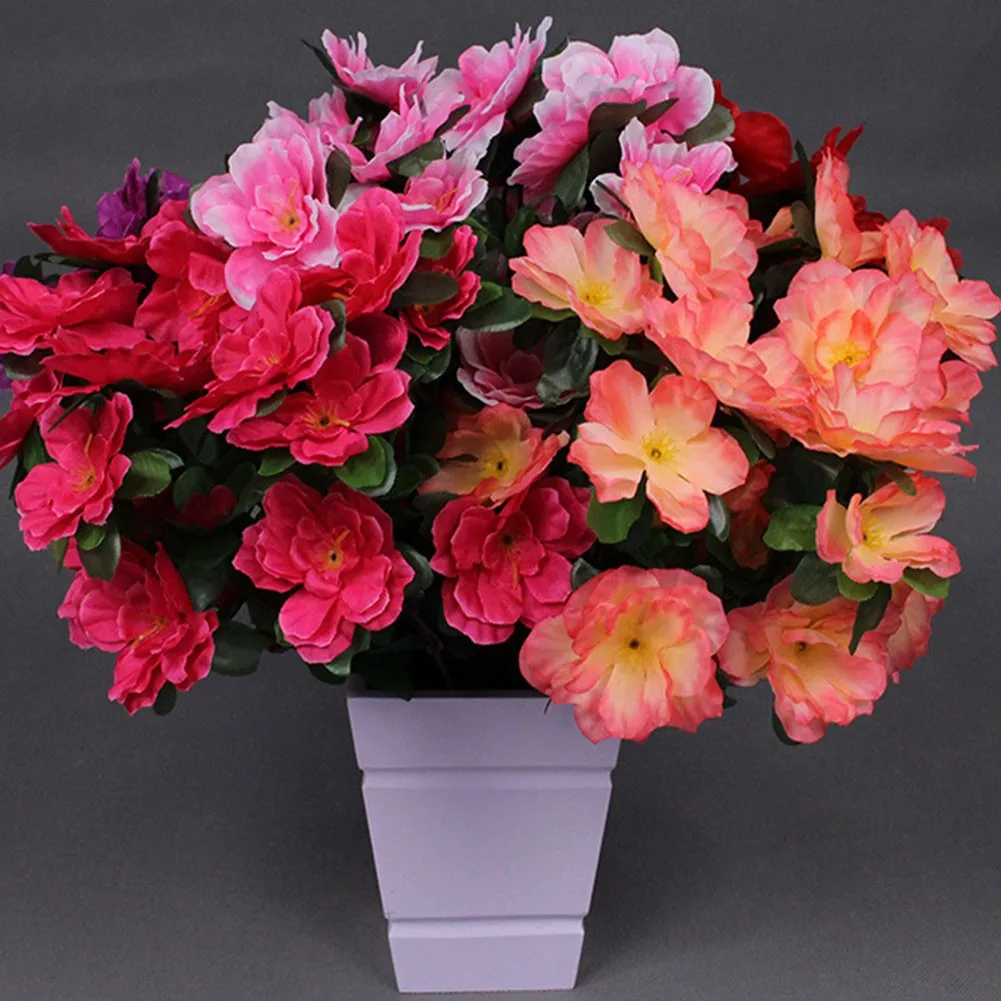 1Bouquet Artificial Colorful Azalea Flowers Bushes Wedding Home Garden Wedding Home Festation DIY Decoration
1Bouquet Artificial Colorful Azalea Flowers Bushes Wedding Home Garden Wedding Home Festation DIY Decoration