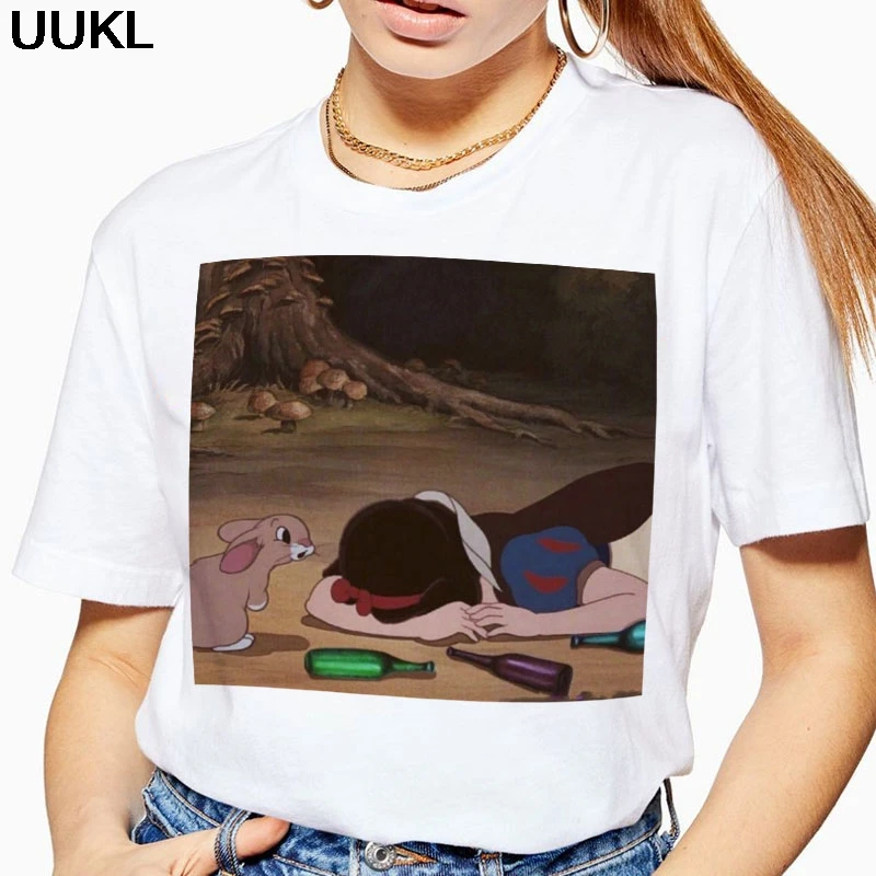 UUKL Shirts Women 2020 Summer Fashion White T Shirt Harajuku Princess Drunk Funny Female T-shirt Leisure Ropa Mujer T-shirt Tops
UUKL Shirts Women 2020 Summer Fashion White T Shirt Harajuku Princess Drunk Funny Female T-shirt Leisure Ropa Mujer T-shirt Tops