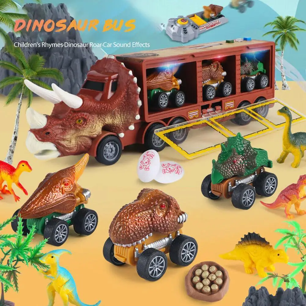 Реалистичный грузовик для перевозки динозавров, задний динозавр, автомобиль, Детская музыка, детские игрушки, рождественские подарки
Реалистичный грузовик для перевозки динозавров, задний динозавр, автомобиль, Детская музыка, детские игрушки, рождественские подарки
