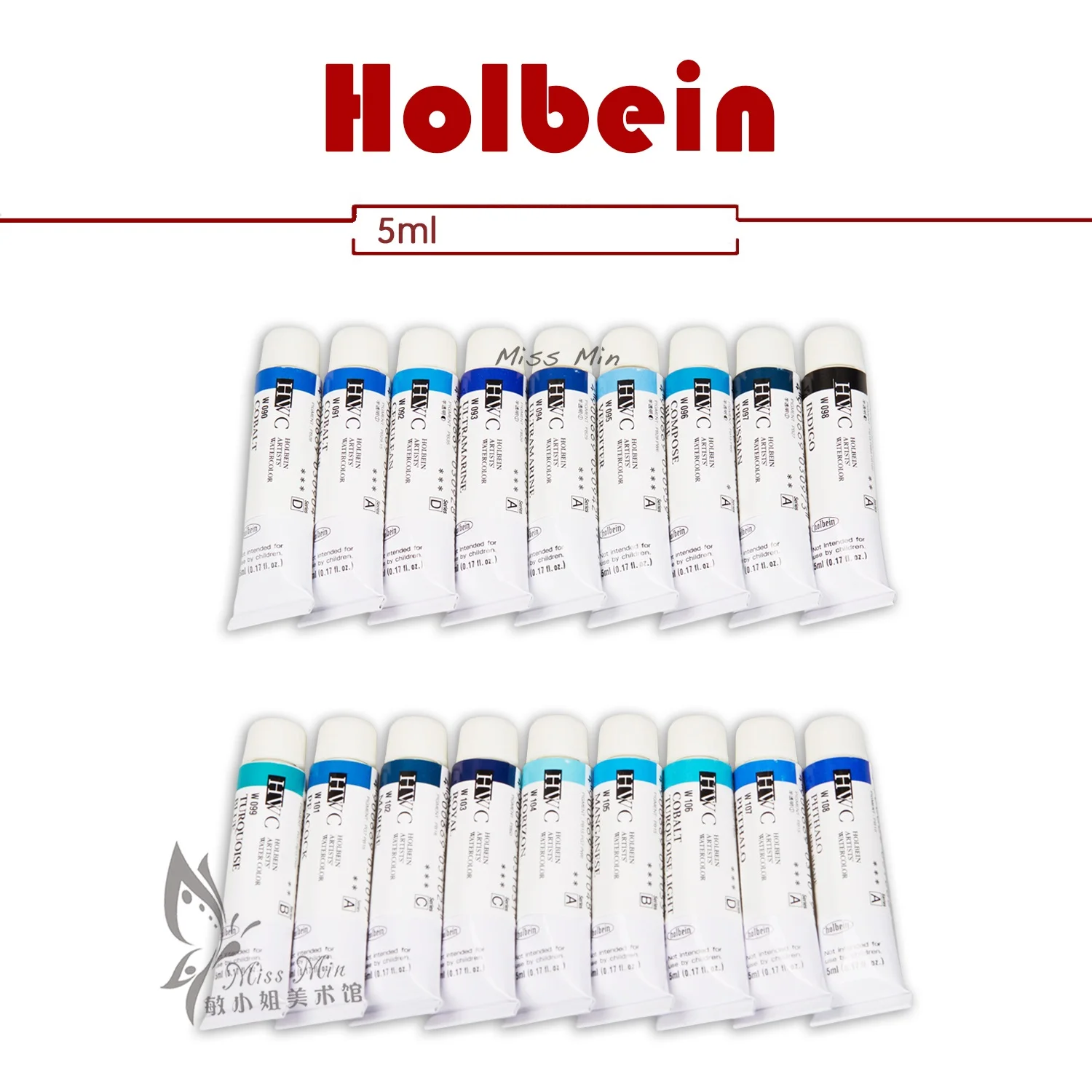 Japan Holbein Watercolor Paint In Tube Aquarelle 5ml Blue Series Acuarelas Pigment Art Supplies
Japan Holbein Watercolor Paint In Tube Aquarelle 5ml Blue Series Acuarelas Pigment Art Supplies