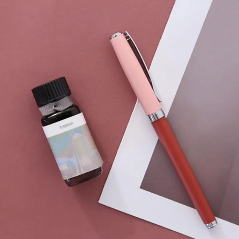 Morandi 0.38/0.5mm Business Fountain Pen Signature Calligraphy + 15ml Ink Gift Box Set Student School Supplies
Morandi 0.38/0.5mm Business Fountain Pen Signature Calligraphy + 15ml Ink Gift Box Set Student School Supplies