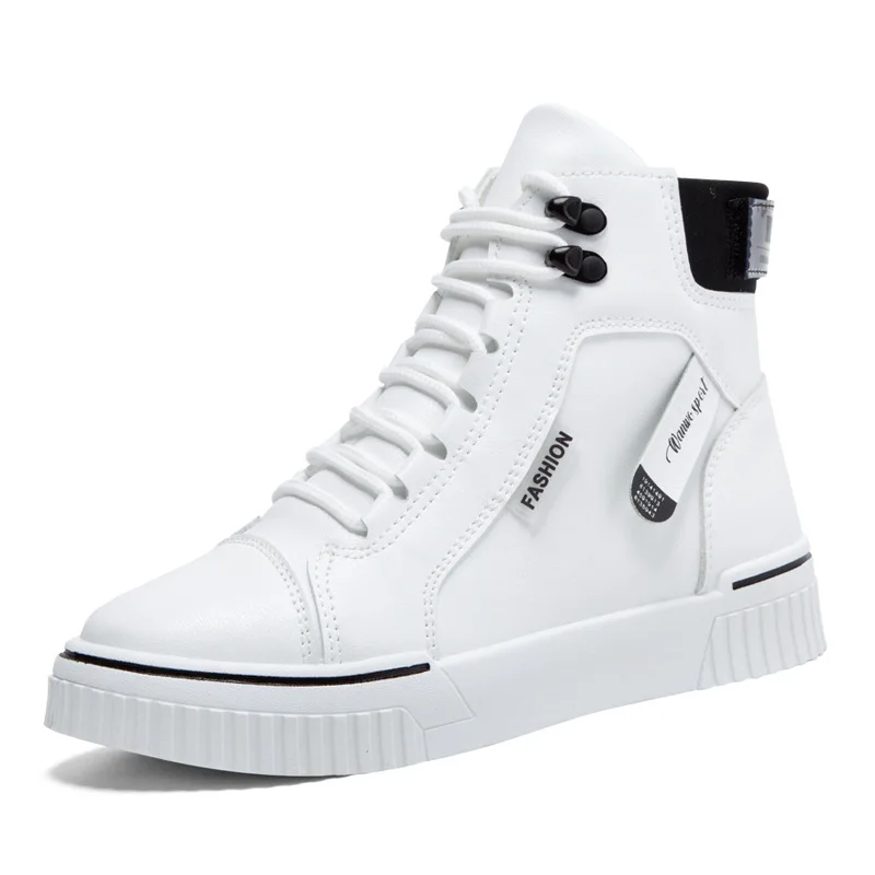 2021 New High Top Platform White Sneakers Women Casual Sport Skateboard Vulcanized Shoes Lace Up PU Leather Flat Tenis Feminino
2021 New High Top Platform White Sneakers Women Casual Sport Skateboard Vulcanized Shoes Lace Up PU Leather Flat Tenis Feminino