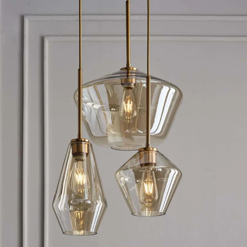 Nordic simple cognac color glass single head E27 pendant lamp modern restaurant DIY decorative iron golden painted LED lighting
Nordic simple cognac color glass single head E27 pendant lamp modern restaurant DIY decorative iron golden painted LED lighting