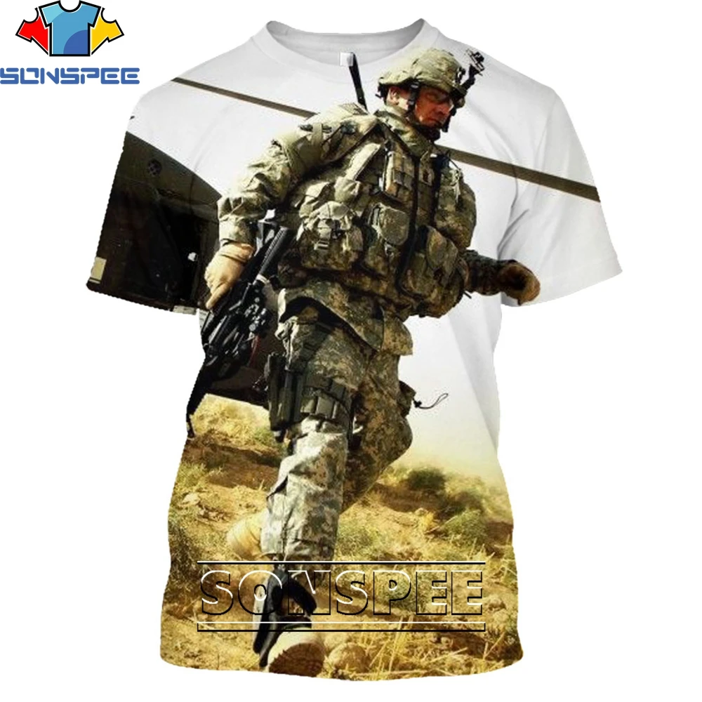 SONSPEE TShirt Force Weapon War Army 3D Print Hot Fashion Casual Men Unisex Harajuku Short sleeve Streetwear Clothing Tops
SONSPEE TShirt Force Weapon War Army 3D Print Hot Fashion Casual Men Unisex Harajuku Short sleeve Streetwear Clothing Tops