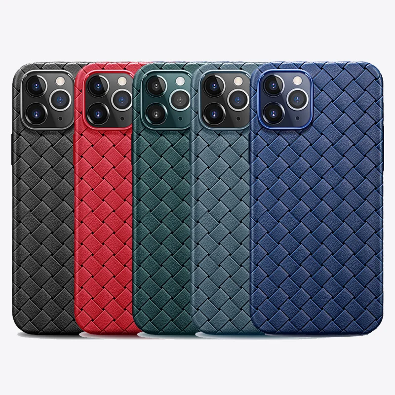 Fashion Solid Color Woven Ultra Thin Phone Case For iPhone 11 12 Pro Mini Max X Xs XR 7 8 Plus SE 2020 Shockproof Silicone Cover
Fashion Solid Color Woven Ultra Thin Phone Case For iPhone 11 12 Pro Mini Max X Xs XR 7 8 Plus SE 2020 Shockproof Silicone Cover