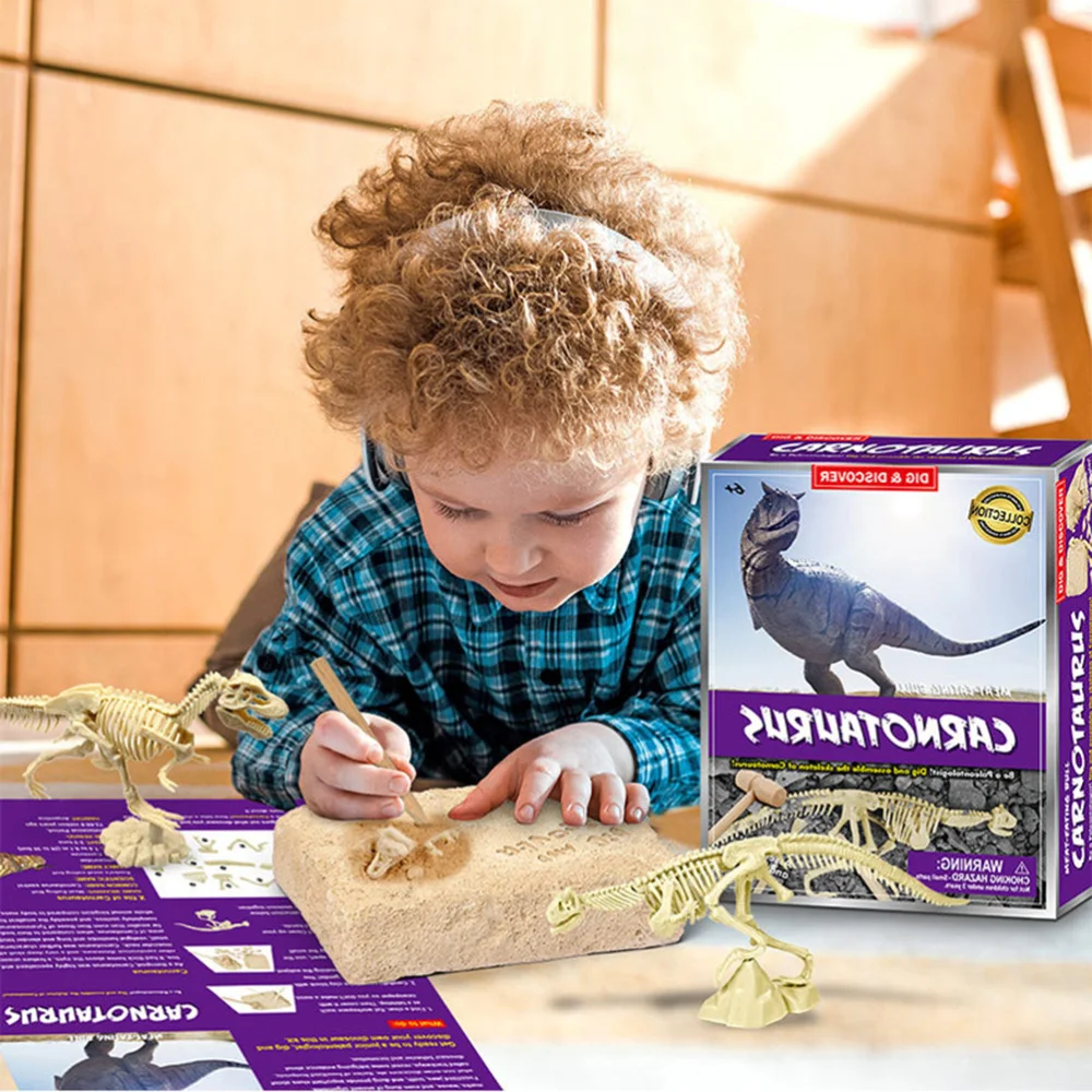 1 шт. моделирование в виде рытья динозавра игрушки для интеллектуального