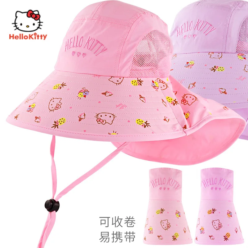 Панама Hello Kitty Детская для девочек, милая летняя шляпа от солнца для девочек, кепка для бассейна, солнцезащитная Кепка, подарок для детей, розовая 
Панама Hello Kitty Детская для девочек, милая летняя шляпа от солнца для девочек, кепка для бассейна, солнцезащитная Кепка, подарок для детей, розовая