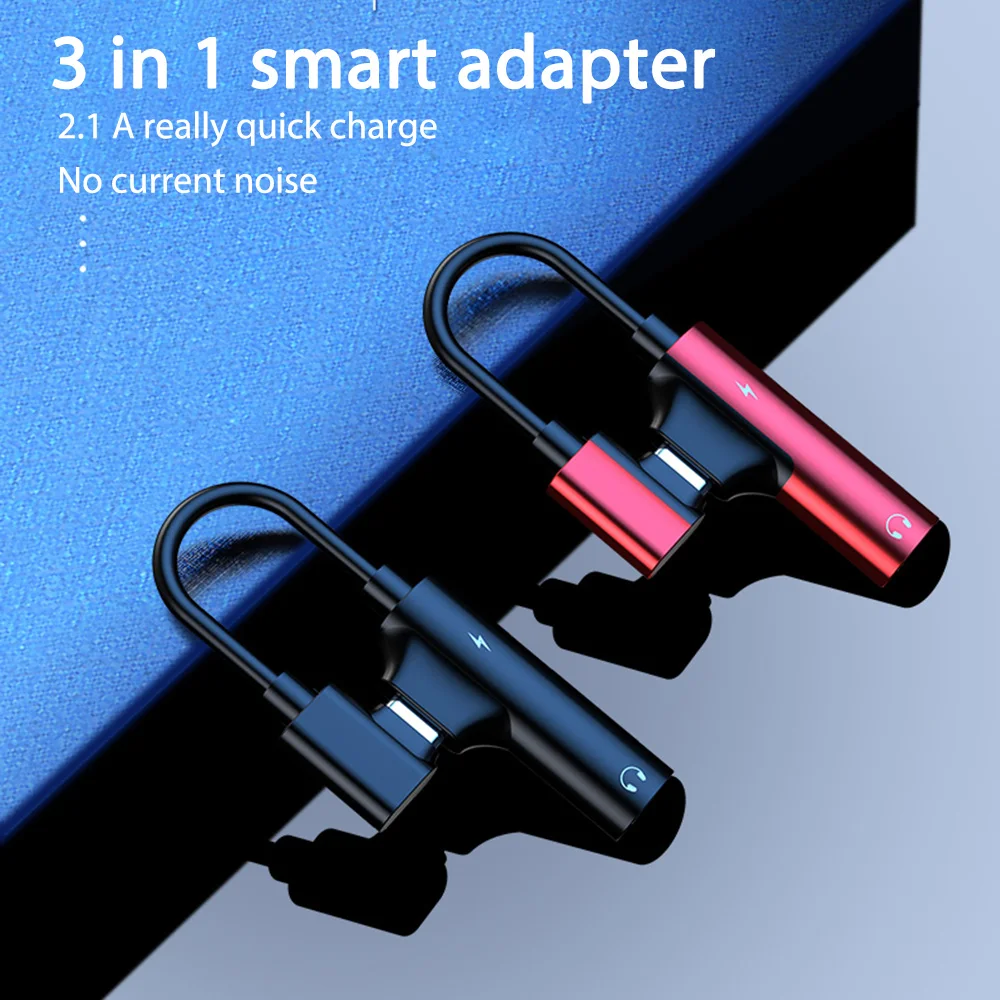 2 in 1 Charging Audio Converter Cable 3.5mm Jack Earphone Adapter Rapid Charging Connection + Music Playback for iPhone
2 in 1 Charging Audio Converter Cable 3.5mm Jack Earphone Adapter Rapid Charging Connection + Music Playback for iPhone