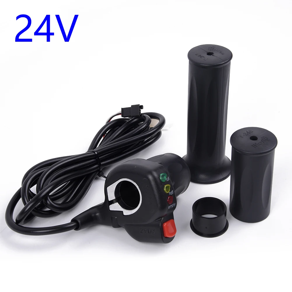24V/36V/48V Half Twisting Throttle Set Throttle Thread Handlebar Grip Assembly LED Display 1.5m Wire For E-Bike Bicycle parts
24V/36V/48V Half Twisting Throttle Set Throttle Thread Handlebar Grip Assembly LED Display 1.5m Wire For E-Bike Bicycle parts