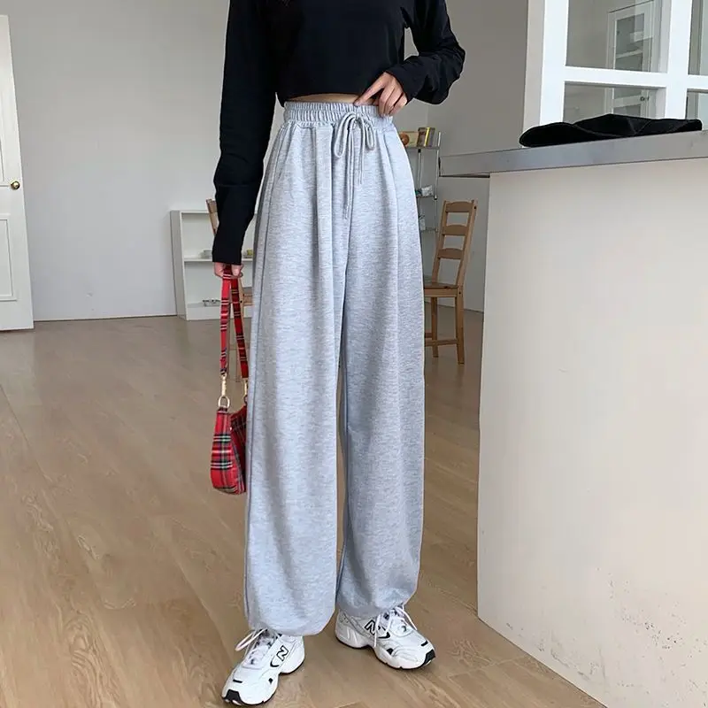 Autumn Women Casual Loose Jogger Pants Wide Leg Trousers Female Fashion Ladies High Waist Pants Plus Size Korean Sport Pants
Autumn Women Casual Loose Jogger Pants Wide Leg Trousers Female Fashion Ladies High Waist Pants Plus Size Korean Sport Pants