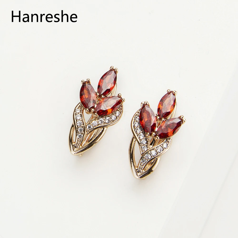 Hanreshe Copper Stud Earring Elegant Female Trendy Jewelry Zircon Romantic Red Green Crystal Simple Gold Earring Girl Gift
Hanreshe Copper Stud Earring Elegant Female Trendy Jewelry Zircon Romantic Red Green Crystal Simple Gold Earring Girl Gift