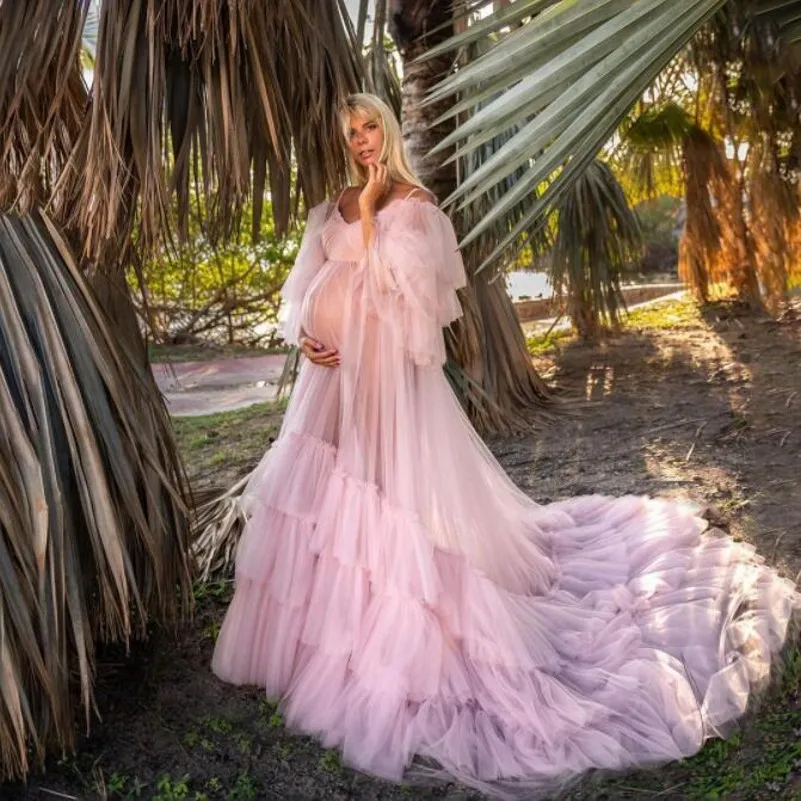 Maternity Photo Shoot Pink Maternity Dresses Full Sleeve Evening Prom Dress abiye vestido de festa Puffy Robes Long Evening Gown
Maternity Photo Shoot Pink Maternity Dresses Full Sleeve Evening Prom Dress abiye vestido de festa Puffy Robes Long Evening Gown