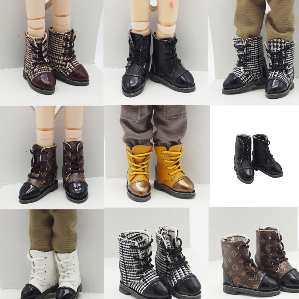 

OB11 кукольные ботинки 1/12 BJD кукольная обувь для Obitsu11,DOD, куклы ГСК аксессуары игрушечная обувь Рождественский подарок для детей 2,8*1,2 см