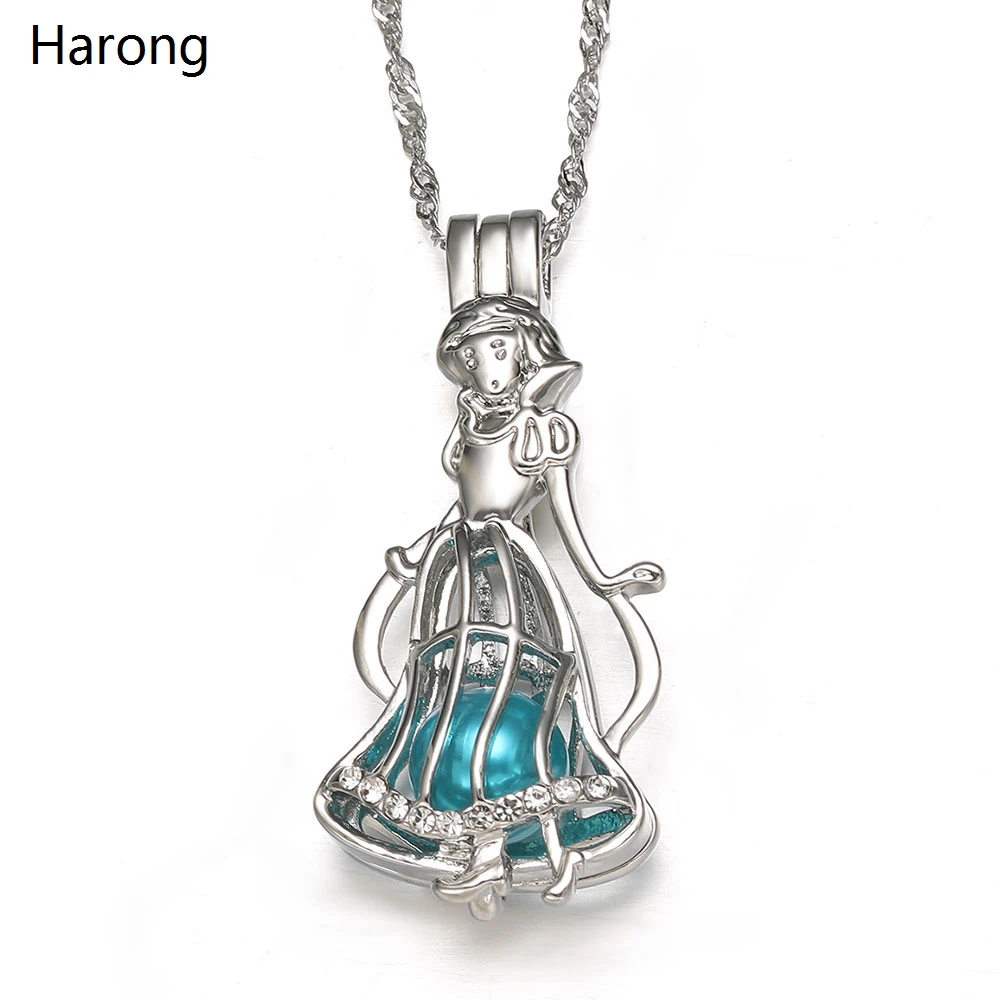 Snow White Cartoon Stainless Steel Quality Pearl Pendant Necklace Cage Metal Chain Locket Jewelry Necklaces For Woman Girl Gift
Snow White Cartoon Stainless Steel Quality Pearl Pendant Necklace Cage Metal Chain Locket Jewelry Necklaces For Woman Girl Gift