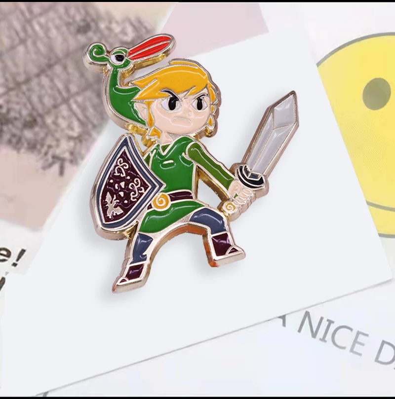 Brave Boy Badge Cartoon Shield Warrior Brooch Action Adventure Game Fan Lovers Enamel Brooch Clothes Accessories Jewelry Gifts
Brave Boy Badge Cartoon Shield Warrior Brooch Action Adventure Game Fan Lovers Enamel Brooch Clothes Accessories Jewelry Gifts