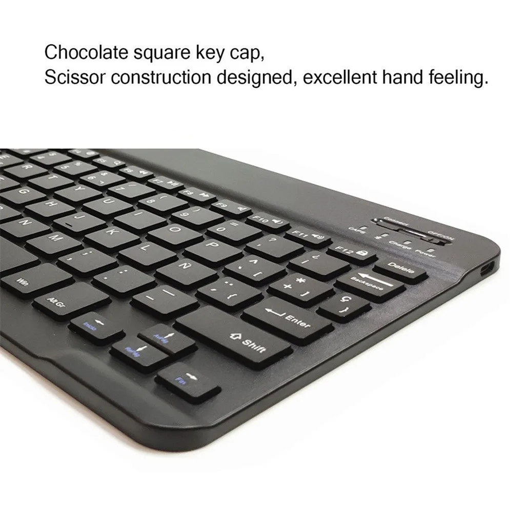 Wireless Bluetooth Keyboard Ultra Slim Hebrew Spanish 9.7 inch Set with Multi-function Buttons Ergonomic Keyboard
Wireless Bluetooth Keyboard Ultra Slim Hebrew Spanish 9.7 inch Set with Multi-function Buttons Ergonomic Keyboard