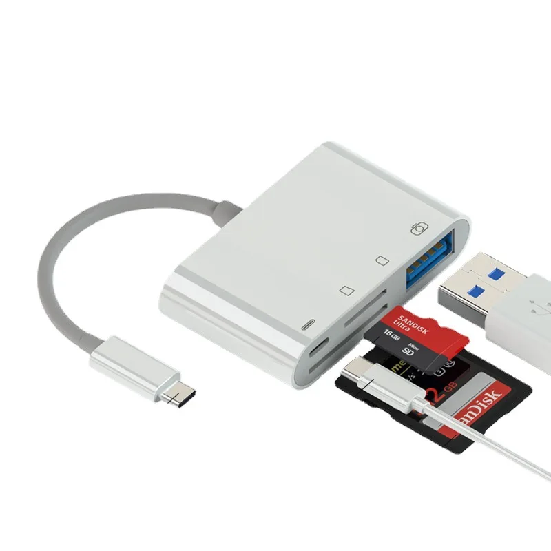 USB OTG Converter SD/TF Card Reader Adapter Lighting Plug Camera Card And Play Ata Converter For IPhone12/11Pro/XsMax/XR IPad
USB OTG Converter SD/TF Card Reader Adapter Lighting Plug Camera Card And Play Ata Converter For IPhone12/11Pro/XsMax/XR IPad