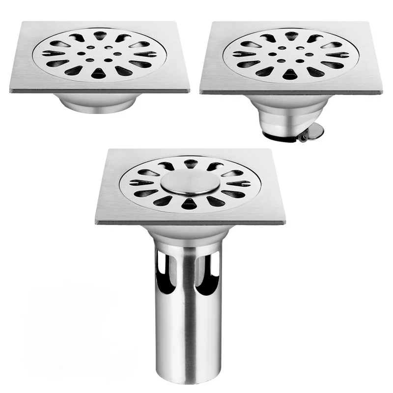 304 Stainless Steel Floor Drain Odor Proof Bathroom Washing Machine Water Floor Drain Deep Drawing Engineering for Floor Drain
304 Stainless Steel Floor Drain Odor Proof Bathroom Washing Machine Water Floor Drain Deep Drawing Engineering for Floor Drain