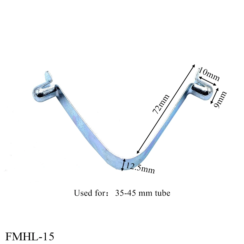 2PCS wholesale Zinc plated pipe spring lock v clip steel flat dual button spring clip for tube 35-50mm
2PCS wholesale Zinc plated pipe spring lock v clip steel flat dual button spring clip for tube 35-50mm