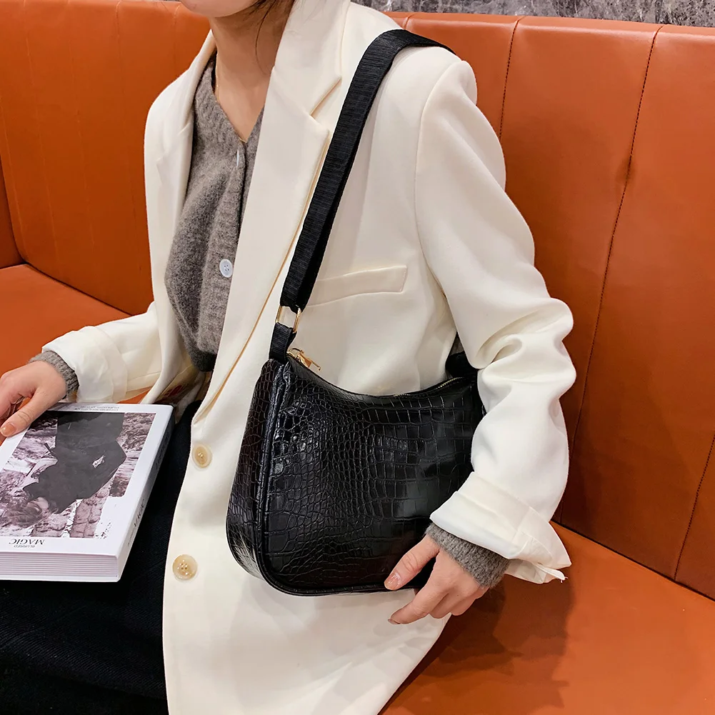 Casual PU Leather Shoulder Handbags Alligator Pattern Women Messenger Bag Pure Color Crossbody Totes Daily Travel Clutch Purses
Casual PU Leather Shoulder Handbags Alligator Pattern Women Messenger Bag Pure Color Crossbody Totes Daily Travel Clutch Purses
