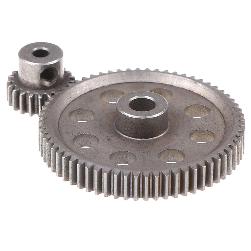 2pcs/Set (21t+64t) 11184 & 11181 Differential Metal Main Gear 64t Motor Gear 21t Cap Circumference 1/10 94170 Car 
2pcs/Set (21t+64t) 11184 & 11181 Differential Metal Main Gear 64t Motor Gear 21t Cap Circumference 1/10 94170 Car