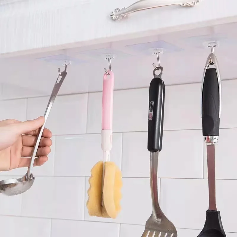 Adhesive Wall Hook Transparent Strong Waterproof Hanger Holder Rack Sucker For Bathroom Kitchen Home
Adhesive Wall Hook Transparent Strong Waterproof Hanger Holder Rack Sucker For Bathroom Kitchen Home