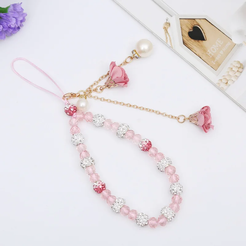 Fashion Creative Cell Phone Short Style Inlaid Diamond Flower Pendant DIY Tassel Jewelry For Women
Fashion Creative Cell Phone Short Style Inlaid Diamond Flower Pendant DIY Tassel Jewelry For Women