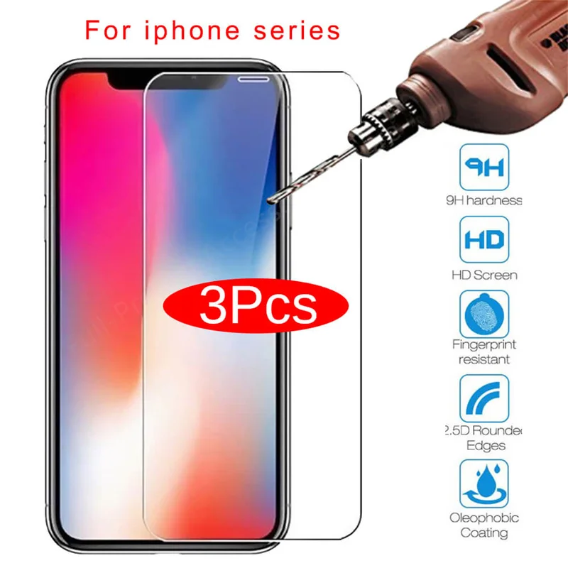 3PCS protective glass is suitable for iPhone 11 12 Mini Pro Max screen protector tempered glass X XR XS Max screen Glass
3PCS protective glass is suitable for iPhone 11 12 Mini Pro Max screen protector tempered glass X XR XS Max screen Glass
