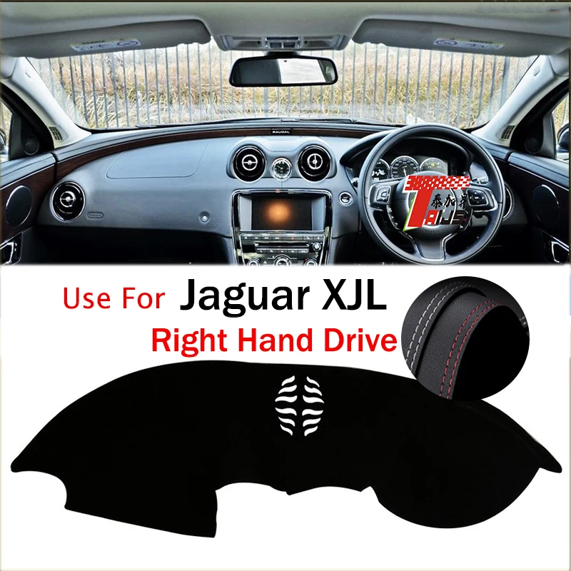 

: TAIJS Factory Anti cracking Protective New Quality Leather Car Dashboard Cover For Jaguar XJL Right hand drive