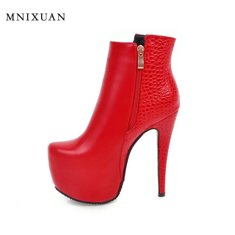 MNIXUAN Women Luxury Shoes Black And White Platform Heels 2019winter boots ankle boots thin high heels ladies white boots size47
MNIXUAN Women Luxury Shoes Black And White Platform Heels 2019winter boots ankle boots thin high heels ladies white boots size47