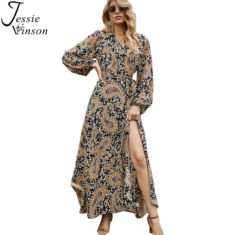Женское платье макси с запахом Jessie Vinson, длинное пляжное платье в богемном стиле с принтом, длинным рукавом и V-образным вырезом, платье для ве...
Женское платье макси с запахом Jessie Vinson, длинное пляжное платье в богемном стиле с принтом, длинным рукавом и V-образным вырезом, платье для ве...