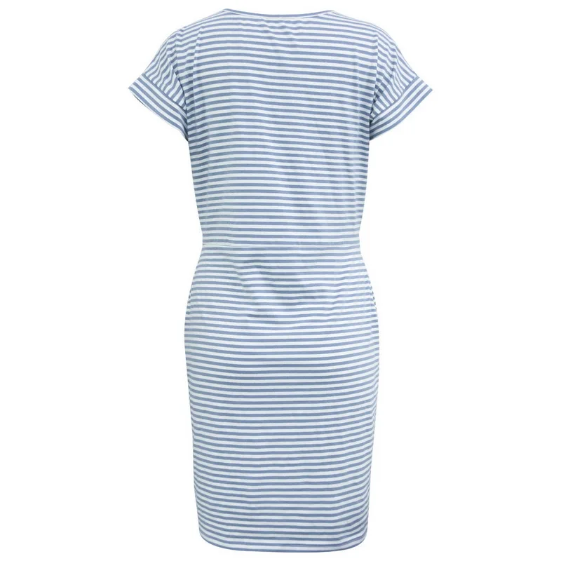CN Summer O Neck Casud With Pocket Dresses Women Striped Knee Length Clothes for Women Elegant With Sashes Dress Women
CN Summer O Neck Casud With Pocket Dresses Women Striped Knee Length Clothes for Women Elegant With Sashes Dress Women