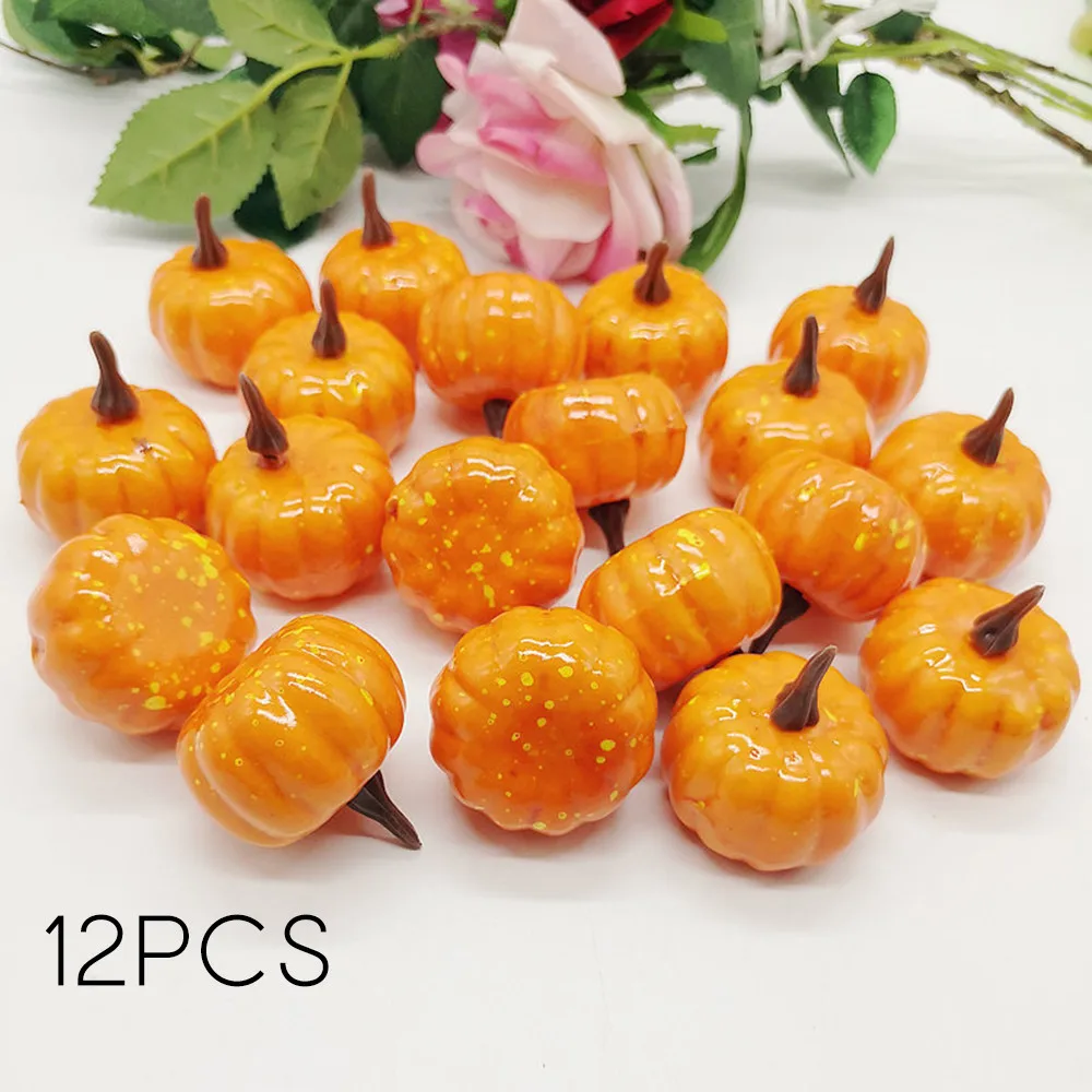12pcs Foam Artificial Halloween Pumpkins Simulation Handwork Pumpkin Autumn Decor For Thanksgiving Decoration Fall-themed Party
12pcs Foam Artificial Halloween Pumpkins Simulation Handwork Pumpkin Autumn Decor For Thanksgiving Decoration Fall-themed Party