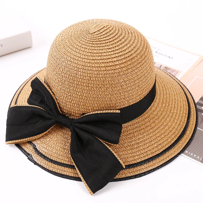 New Bowknot Straw Hats for Women Fashion Girls Sun Hat Outdoor Travel Beach Hat Lady Casual Flat Top Summer Cap Chapeau Feminino
New Bowknot Straw Hats for Women Fashion Girls Sun Hat Outdoor Travel Beach Hat Lady Casual Flat Top Summer Cap Chapeau Feminino
