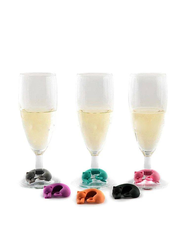 Silicone Markers Reusable Cocktails Glass Sign Cup Labels Mixproof Marker Bars/Party Prevent Confuse Rubber Heat-insulation
Silicone Markers Reusable Cocktails Glass Sign Cup Labels Mixproof Marker Bars/Party Prevent Confuse Rubber Heat-insulation