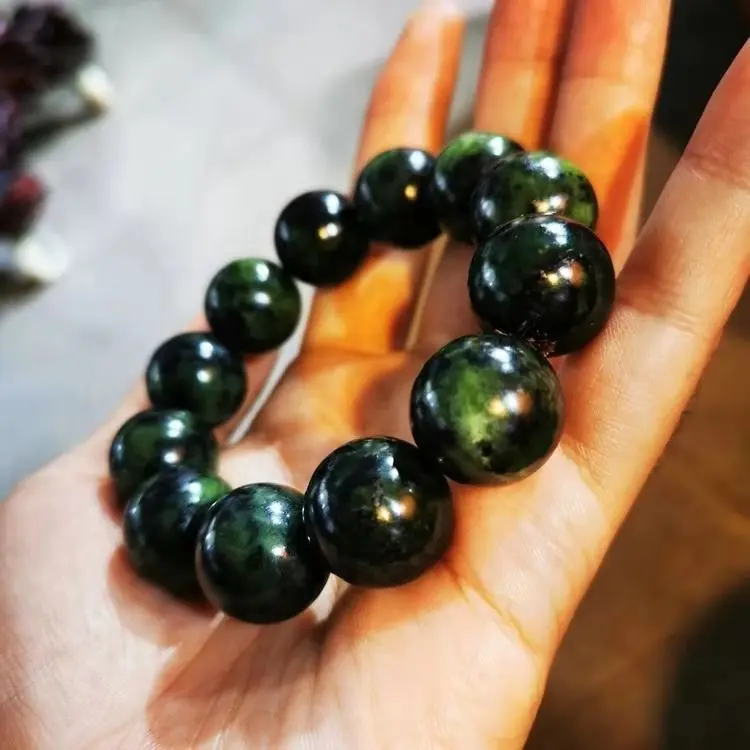 Genuine Natural Green Jade Buddha Beads Bracelet Men Big Jades Stone Bead Elastic Beaded Bracelets Fashion Jewellery Male Bangle
Genuine Natural Green Jade Buddha Beads Bracelet Men Big Jades Stone Bead Elastic Beaded Bracelets Fashion Jewellery Male Bangle
