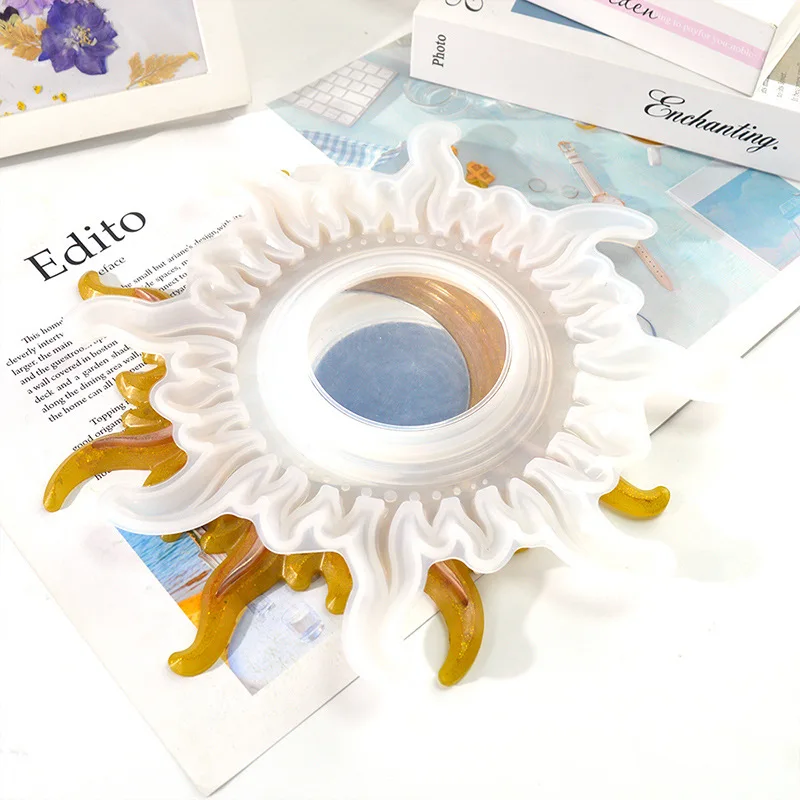 Sun Moon Mirror UV Resin Epoxy Casting Mold Room Wall Decoration Transparent Silicone Mould For DIY Pendant Jewelry Making Craft
Sun Moon Mirror UV Resin Epoxy Casting Mold Room Wall Decoration Transparent Silicone Mould For DIY Pendant Jewelry Making Craft