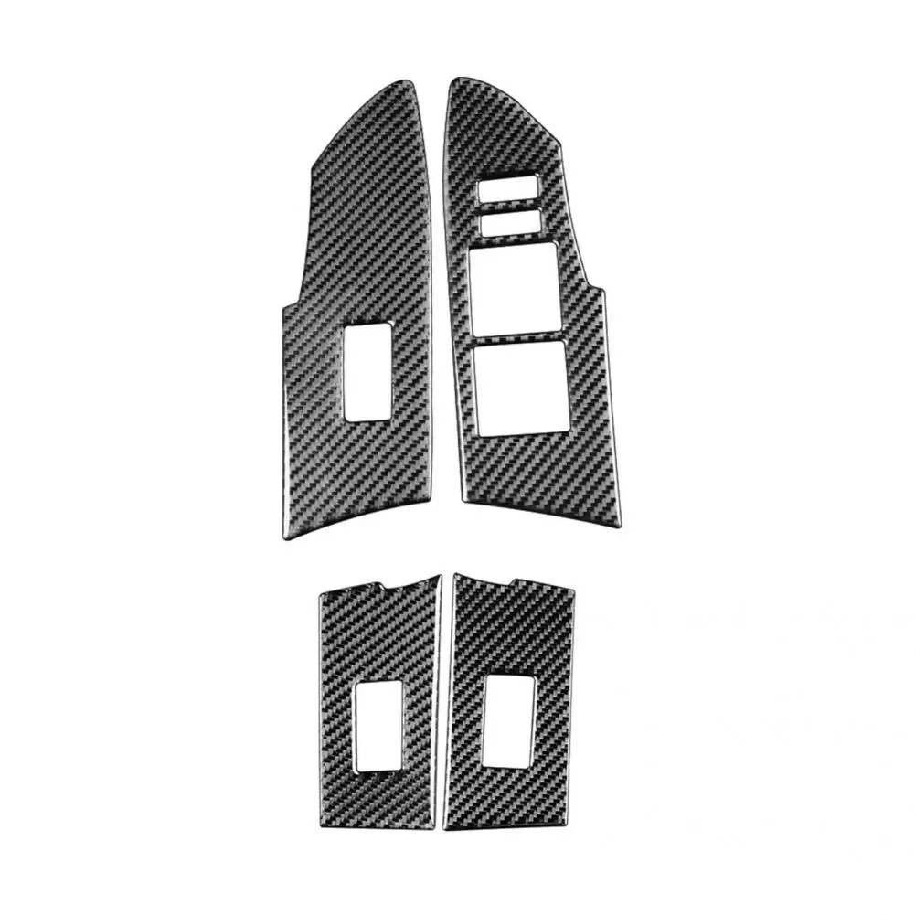 Carbon Fiber 4Pcs Exquisite Interior Window Lifter Panel Sticker Eco-friendly Panel Decor Sticker Anti-scratch
Carbon Fiber 4Pcs Exquisite Interior Window Lifter Panel Sticker Eco-friendly Panel Decor Sticker Anti-scratch