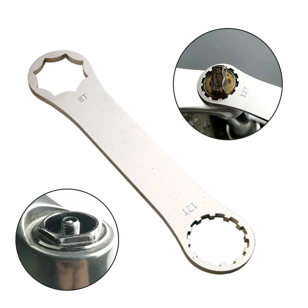 170mm Aluminum Alloy Silvery Bike Wrench For Suntour XCR/RST/XCM/RST Fork Bicycle Repair Tools Cycling Accessories Spanner
170mm Aluminum Alloy Silvery Bike Wrench For Suntour XCR/RST/XCM/RST Fork Bicycle Repair Tools Cycling Accessories Spanner