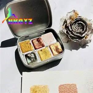 1sets Metallic Pearl Handmade Watercolor Pigment Set Gold Profesionales Paint for Artist Painting Art Drawing Watercolor
1sets Metallic Pearl Handmade Watercolor Pigment Set Gold Profesionales Paint for Artist Painting Art Drawing Watercolor