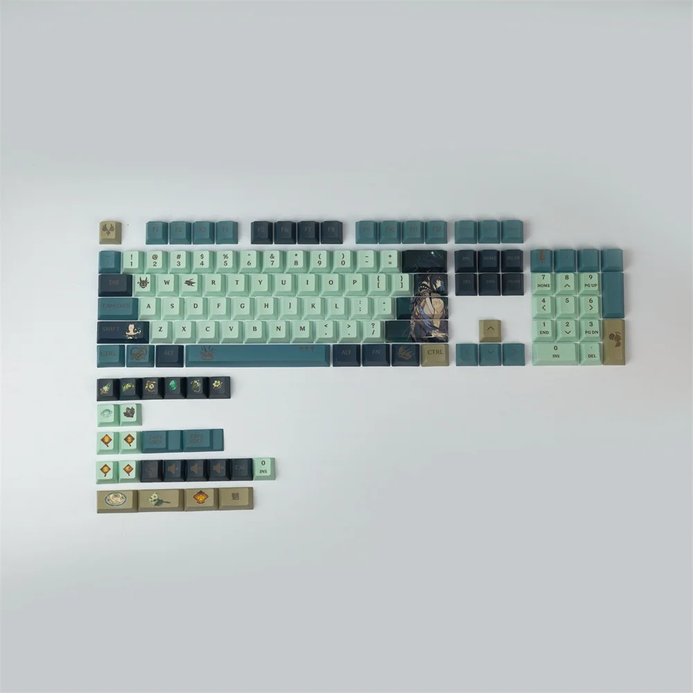 Xiao 128 Keys PBT Keycap Cherry Profile DYE-Sublimation 1.75U 2U Shift For GH60 GK61 GK64 84 87 96 104 108 980 
Xiao 128 Keys PBT Keycap Cherry Profile DYE-Sublimation 1.75U 2U Shift For GH60 GK61 GK64 84 87 96 104 108 980