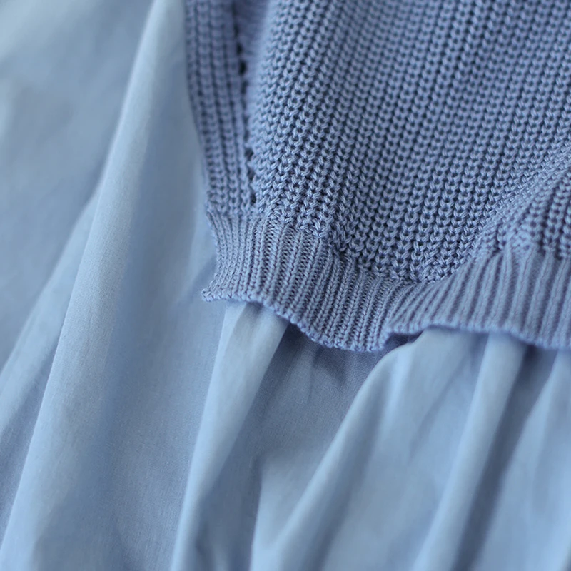 Women Knit T Shirt 2-in-1Tops Loose Contrasted Novelty Solid Retro Vintage Casual Tshirt Tees for Spring Long Sleeve B04140924
Women Knit T Shirt 2-in-1Tops Loose Contrasted Novelty Solid Retro Vintage Casual Tshirt Tees for Spring Long Sleeve B04140924